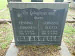 ASWEGEN Henning Johannes, van 1873-1939 & Johanna Aletta 1878-1940