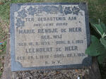 HEER Leendert, de 1870-1939 &  Marie Rensje WIJ 1875-1913