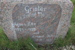 GRINTER Ernest John 1878-1957 & Agnes Lee 1875-1939