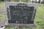 AULD Alexander 1877-1956 & Caroline 1881-1946