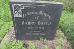 BOSCH Harry 1893-1945