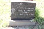 LOPES Maria Benta 1900-1983