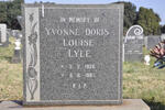 LYLE Yvonne Doris Louise 1920-1987