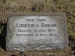 BOEHM Ludovika 1874-1946 