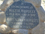 WRONSLEY Walter 1894-1952 & Mary Agnes 1904-1956