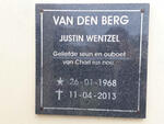 BERG Justin Wentzel, van den 1968-2013