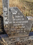 BEKWA Theresa Noxolo 1978-2001