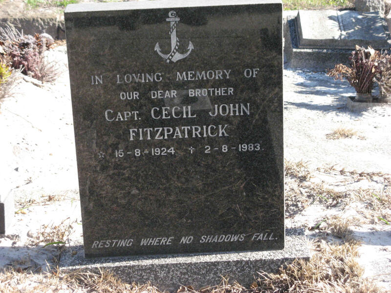 FITZPATRICK Cecil John 1924-1983