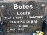 BOTES Louis 1951-2022 & Elize 1954-
