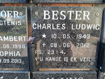 BESTER Charles Ludwig 1943-2012