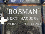 BOSMAN Gert Jacobus 1936-2014