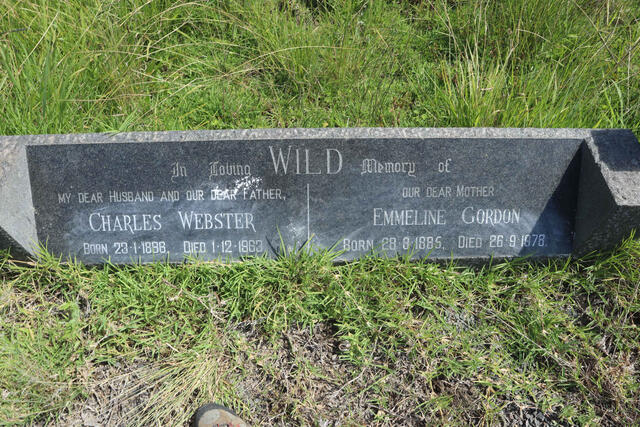WILD Charles Webster 1896-1963 & Emmeline Gordon 1885-1978