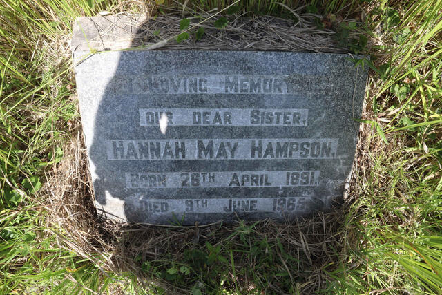 HAMPSON Hannah May 1891-1965