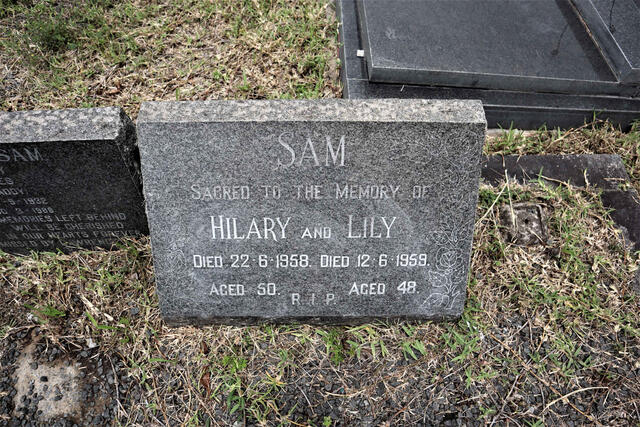 SAM Hilary -1958 :: SAM Lily -1959