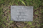 LEE Alice nee RANKIN 1889-1952