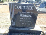 COETZEE Samuel 1911-1977