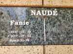 NAUDE Fanie 1937-2017