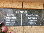 LINDE Dirk Cornelis 1927-2005 & Hendrina Lovina 1929-2008