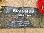 ERASMUS Johanna 1941-2019