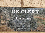 CLERK Hannes, de 1940-2015