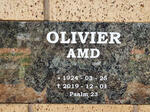 OLIVIER A.M.D. 1924-2019