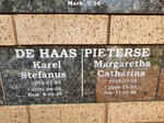 PIETERSE Margaretha Catharina 1919-2009 :: DE HAAS Karel Stefanus 1945-2001