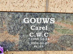 GOUWS Carel C.W.C. 1945-2002