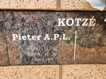 KOTZE Pieter A.P.L. 1940-2016