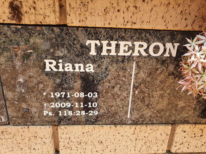 THERON Riana 1971-2009