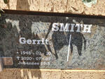 SMITH Gerrit 1946-2020