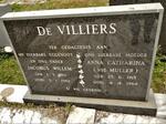 VILLIERS Jacobus Willem, de 1911-1982 & Anna Catharina MULLER 1915-1984