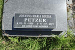 PETZER Johanna Maria Louisa 1930-2021