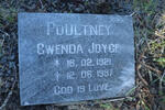 POULTNEY Gwenda Joyce 1921-1997