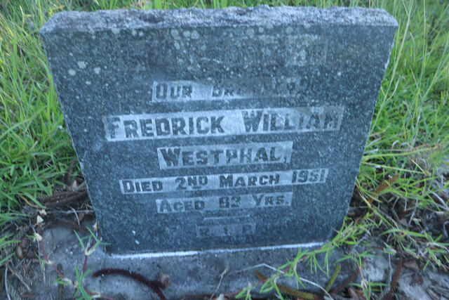 WESTPHAL Fredrick William -1951