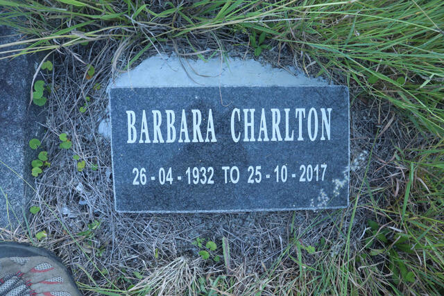 CHARLTON Barbara 1932-2017
