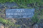 AVIS Frederick 1890-1951 :: AVIS Gerald E. 1927-1962
