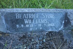 WILLIAMS Beatrice Sybil 1879-1965