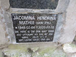 MATHEE Jacomina Hendrina nee VAN ZYL 1948-2020