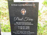 FARO Paul 1948-2015
