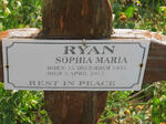 RYAN Sophia Maria 1931-2015