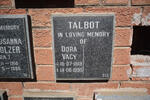 TALBOT Dora Vacy 1919-1995