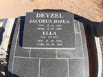 DEYZEL Jacobus Jozua 1920-2005 & Ella BOTHA 1914-1992
