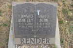 RENDER Edward Bingley 1904-1984 :: RENDER David John 1933-1939