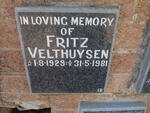 VELTHUYSEN Fritz 1929-1981