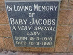 JACOBS Baby 1918-1981