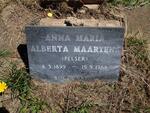 MAARTENS Anna Maria Alberta nee PELSER 1899-1969