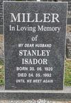 MILLER Stanley Isador 1920-1992