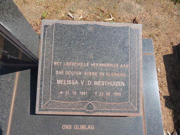 WESTHUIZEN Melissa, v.d. 1991-1999