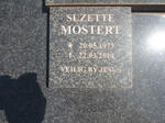 MOSTERT Suzette 1973-2014