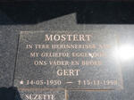 MOSTERT Gert 1950-1998